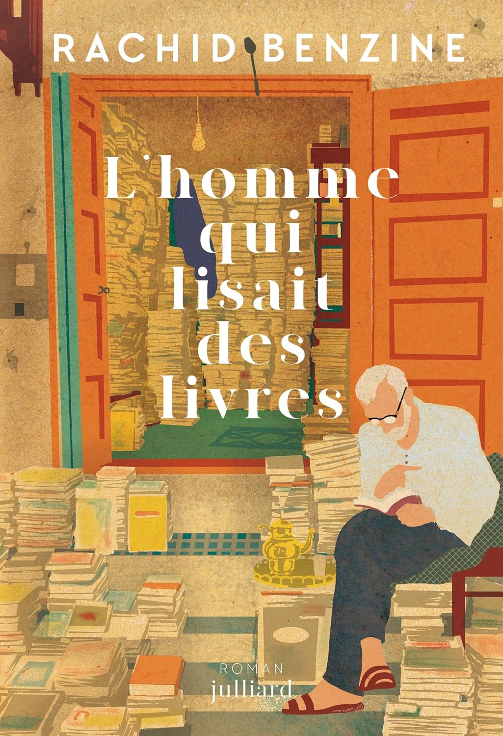 Couverture du livre L’homme qui lisait des livres, de Rachid Benzine
