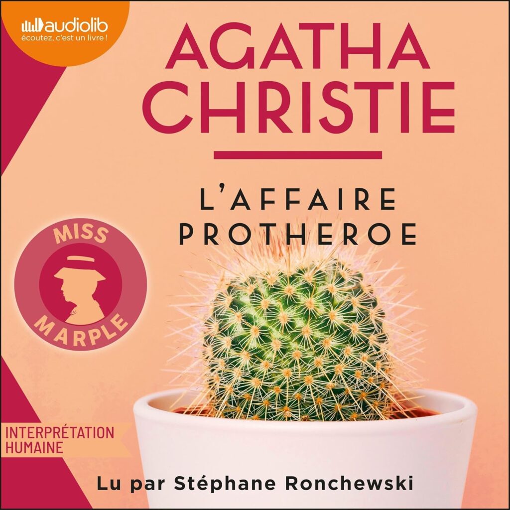 Couverture du livre audio L’Affaire Protheroe, d'Agatha Christie - qui fait partie de mon bilan lectures de janvier 2026.