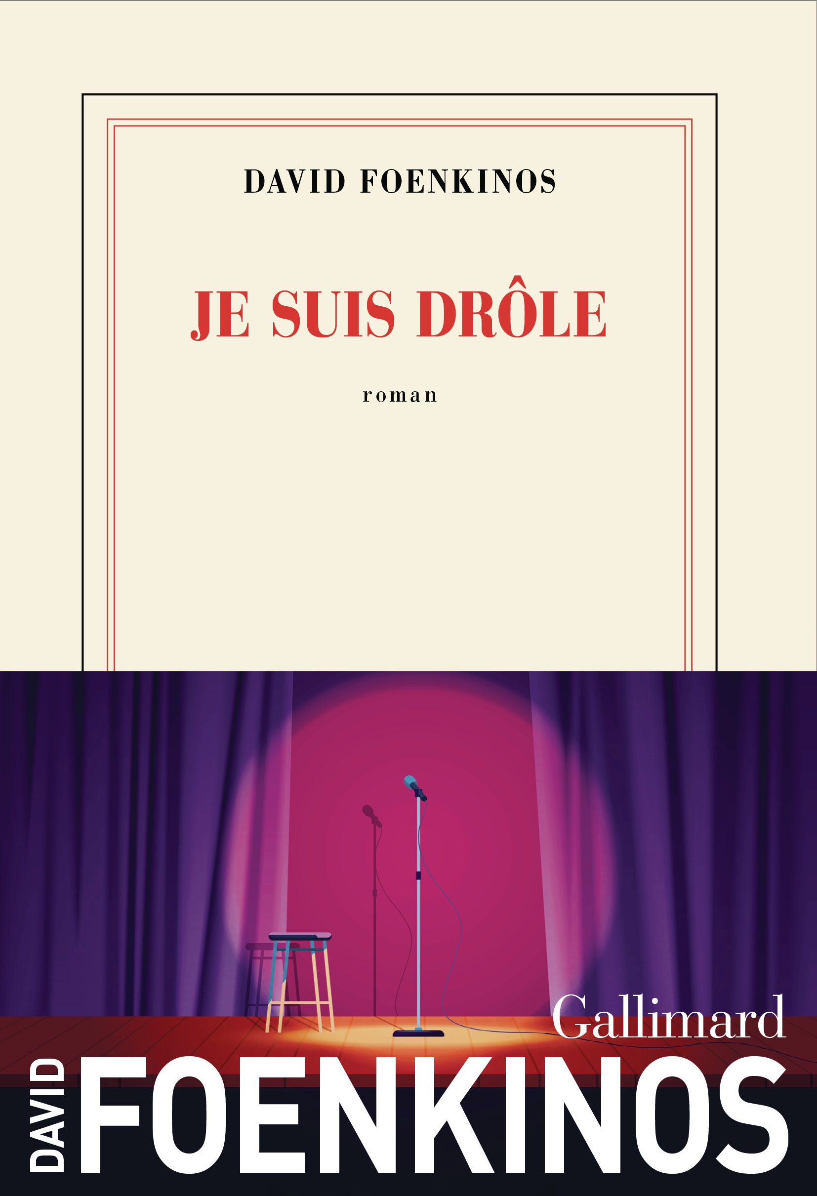 Couverture du livre Je suis drôle, de David Foenkinos
