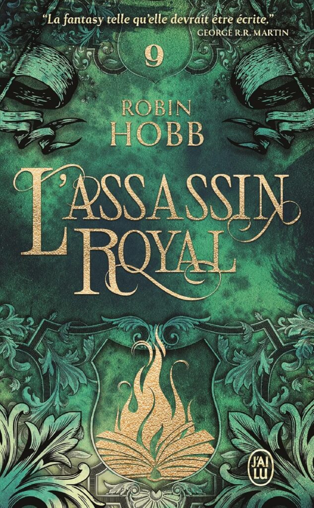 Couverture du livre Les Secrets de Castelcerf, le neuvième tome de la saga L'Assassin Royal, de Robin Hobb - pour illustrer mon article sur le Tome 10 : Serments et Deuils.