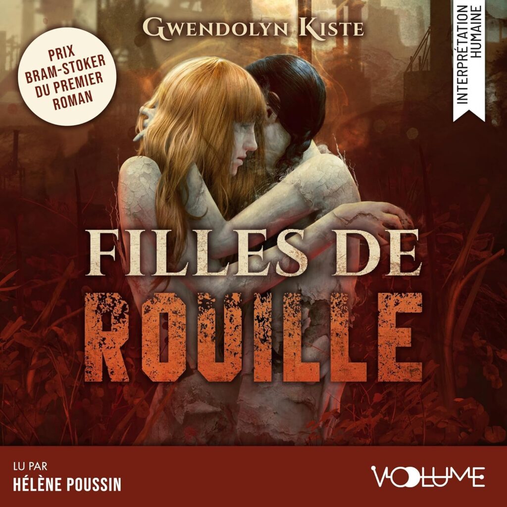 Couverture du livre audio Filles de rouille, de Gwendolyn Kiste - qui fait partie de mon bilan lectures de juillet 2026.