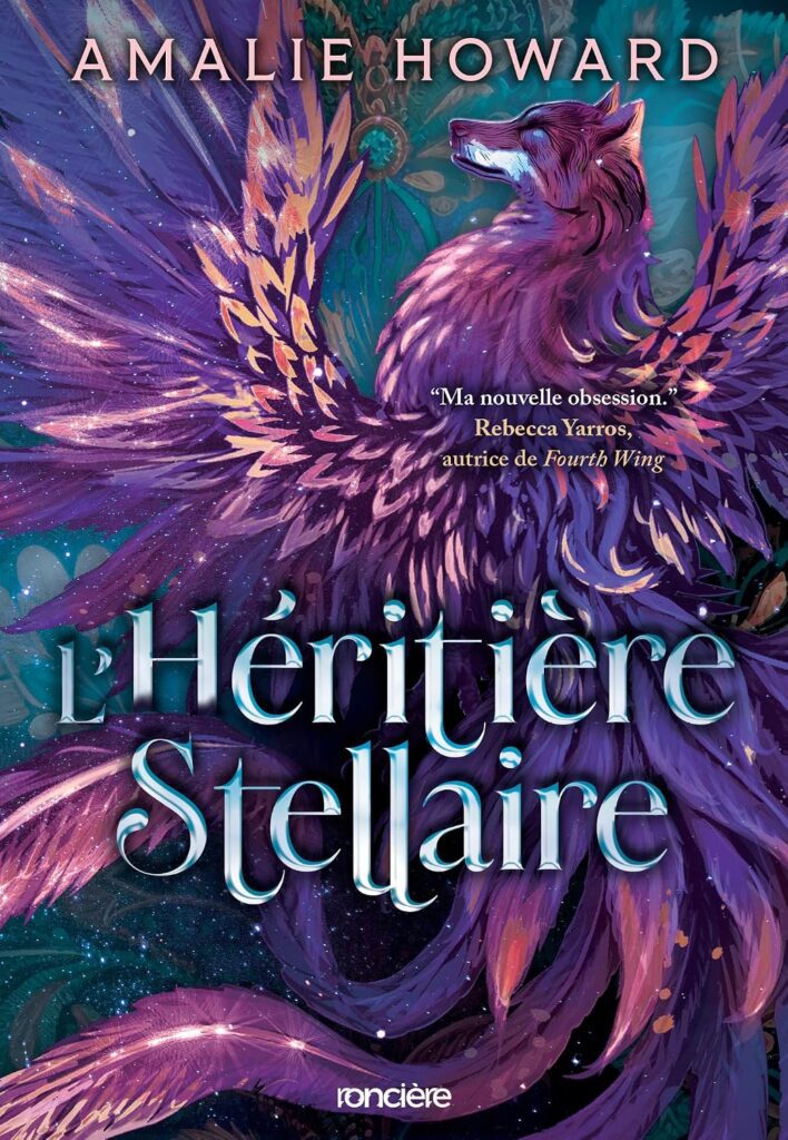 Couverture du livre L'Héritière Stellaire, le Tome 1, d’Amalie Howard - qui fait partie des sorties littéraires d'août 2026.