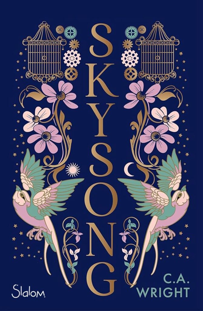 Couverture du livre Skysong, de C.A. Wright - qui fait partie des sorties littéraires d'août 2026.