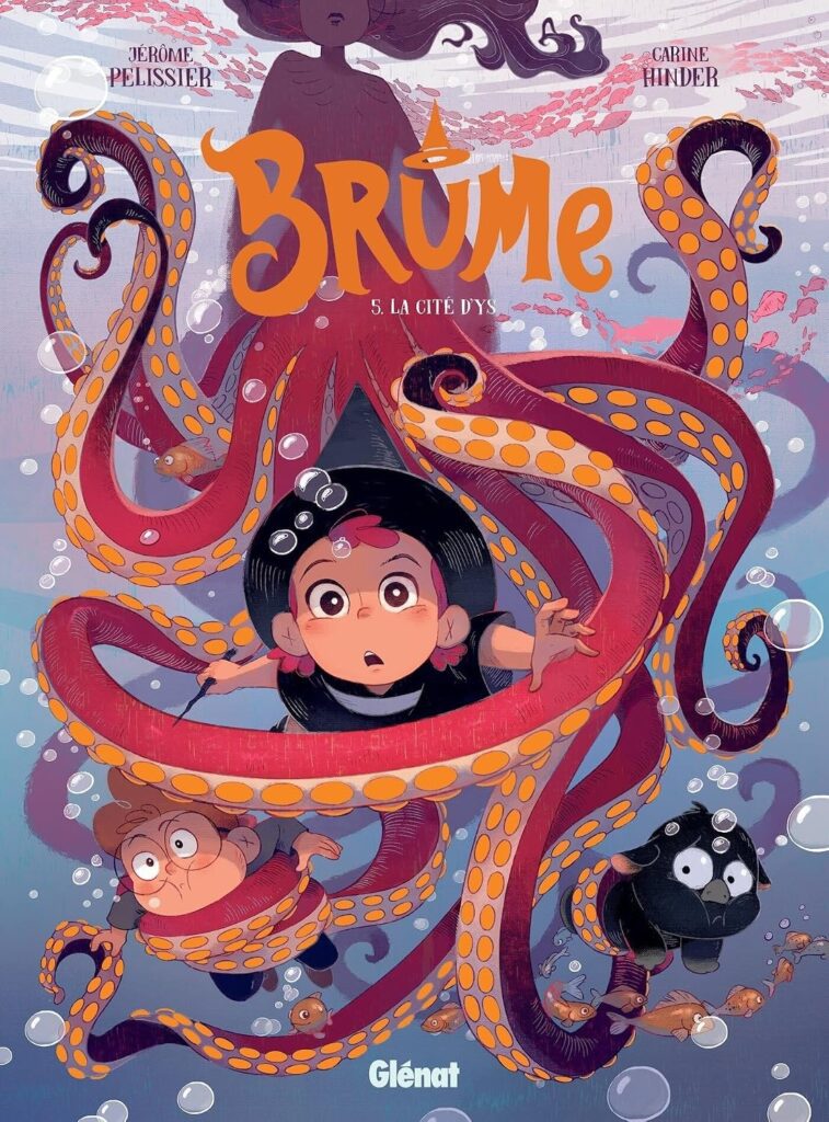 Couverture du livre Brume, le Tome 5 : La Cité d'Ys, de Jérôme Pelissier & Carine Hinder - qui fait partie de ma pile à lire du Pumpkin Autumn Challenge 2026.
