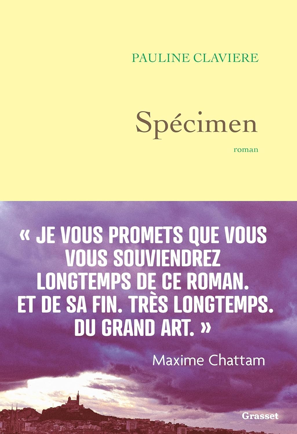 Couverture du livre Spécimen, de Pauline Clavière