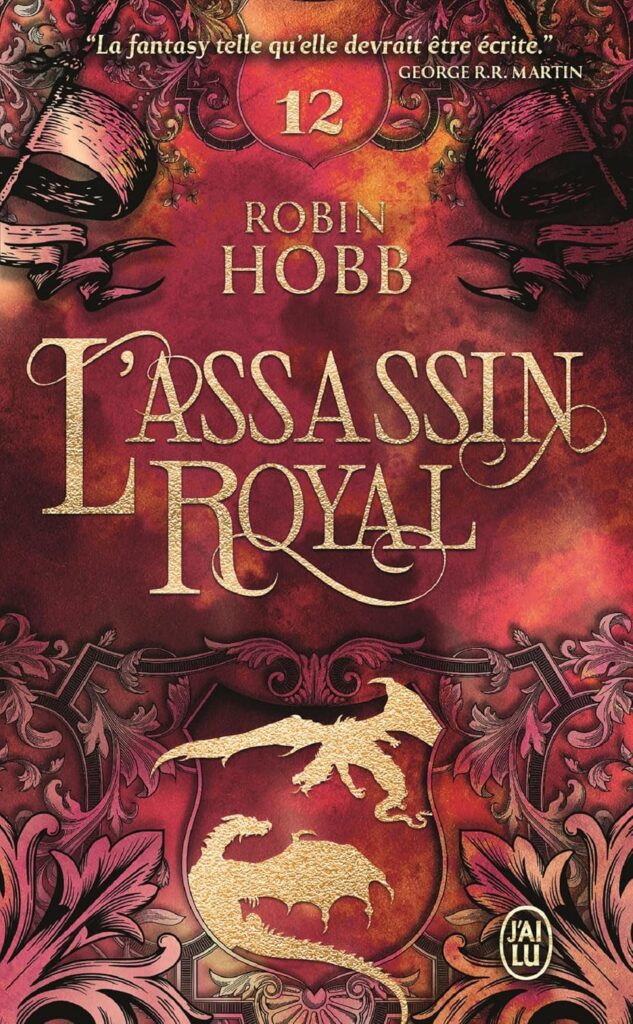 Couverture du livre L'Homme Noir, le douzième tome de la saga L'Assassin Royal, de Robin Hobb