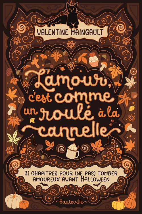 Couverture du livre L'amour c'est comme un roulé à la cannelle, de Valentine Maingault